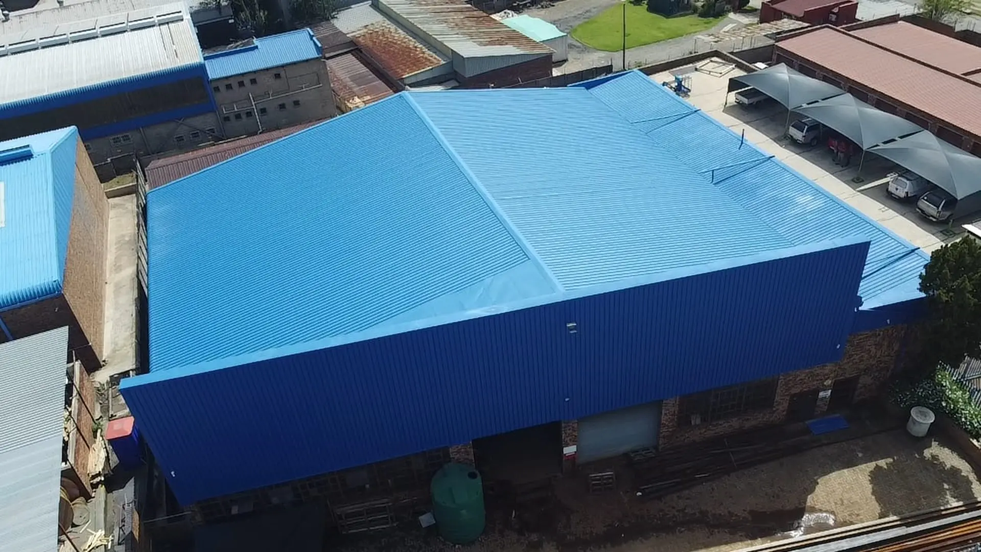 Commercial roof restoration in Johannesburg